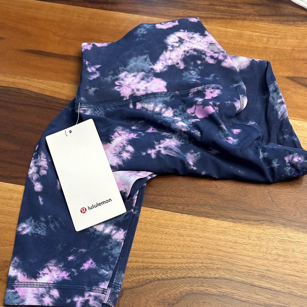 lululemon athletica Tie-Dye Leggings - Pink and Blue